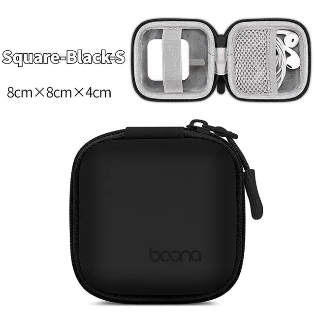 Portable Multifunctional Earphone and Cable Storage Bag