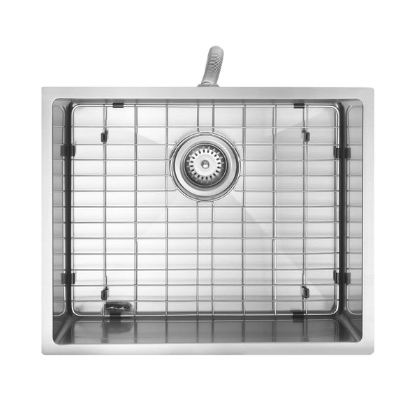 Aspen PVD 400mm Single Kitchen Sink - Brushed Stainless
