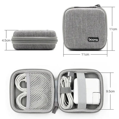 Portable Multifunctional Earphone and Cable Storage Bag
