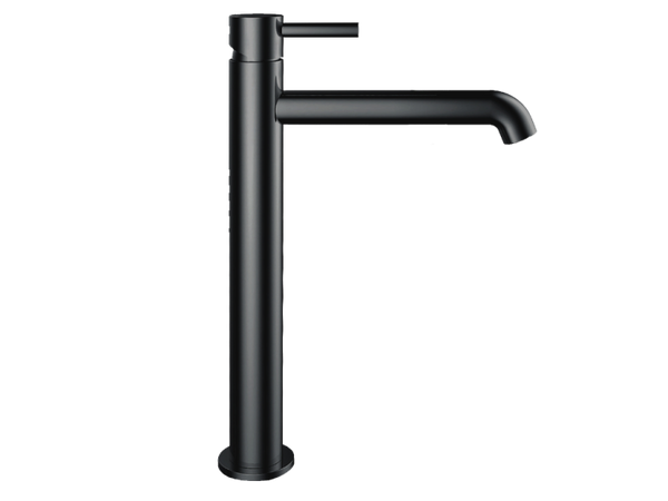 Carbon Tall Basin Mixer - Satin Black (170mm reach)