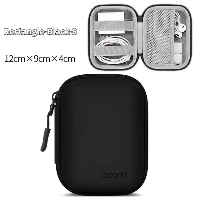 Portable Multifunctional Earphone and Cable Storage Bag