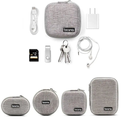 Portable Multifunctional Earphone and Cable Storage Bag