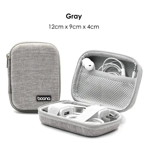 Portable Multifunctional Earphone and Cable Storage Bag