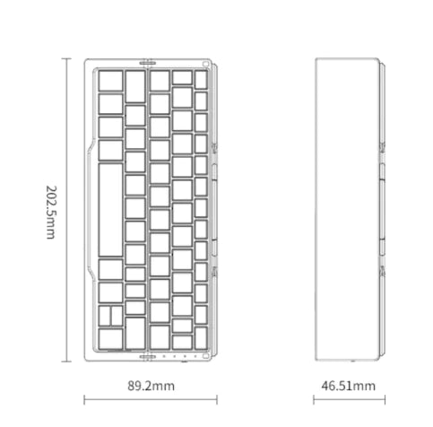 Mini Folding Keyboard