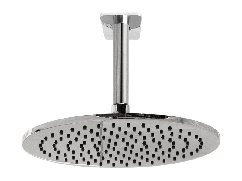 Loft Rain Shower with Ceiling Arm Chrome-Shower Head-Contemporary Tapware