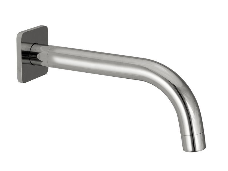 Loft Wall Mount Bath Spout Chrome-Bath Spout-Contemporary Tapware