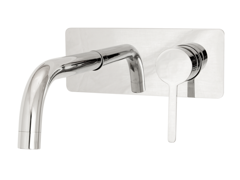 Loft Wall Mount Basin Mixer Chrome-Basin Mixer-Contemporary Tapware