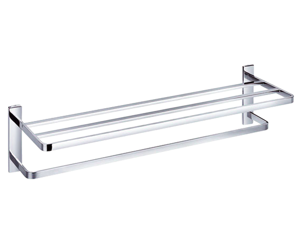 Cubic Long Towel Shelf and Rail-Towel Rail-Contemporary Tapware