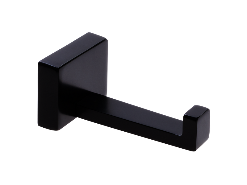 Cubic Robe Hook Black-Robe Hook-Contemporary Tapware