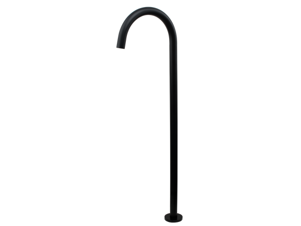 Carbon Floor Mount Bath Spout-Bath Spout-Contemporary Tapware