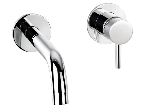 Elisa Wall Mount Basin Mixer-Basin Mixer-Contemporary Tapware