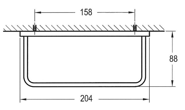 Cubic Hand Towel Holder-Towel Rail-Contemporary Tapware