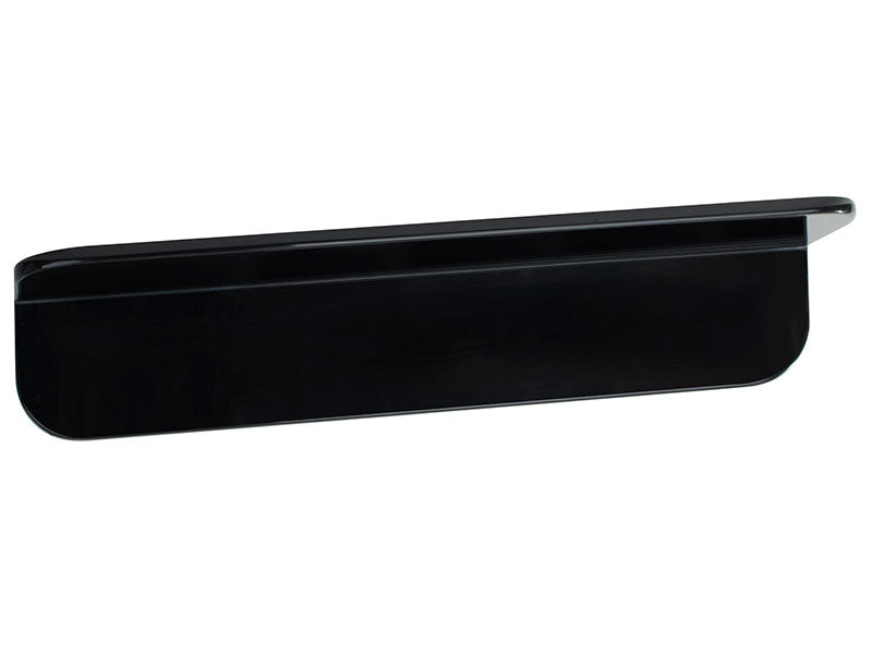 iStone flippable 600mm glossy black shelf-Shower Shelf-Contemporary Tapware