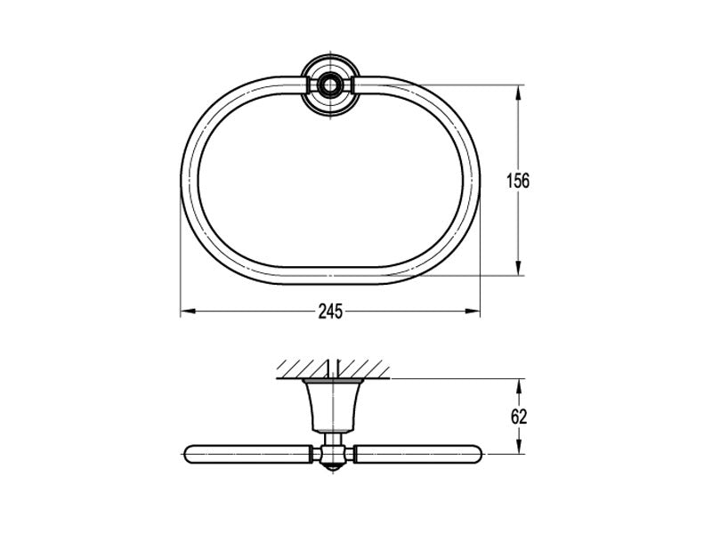 Liberty Towel Ring-Towel Rail-Contemporary Tapware