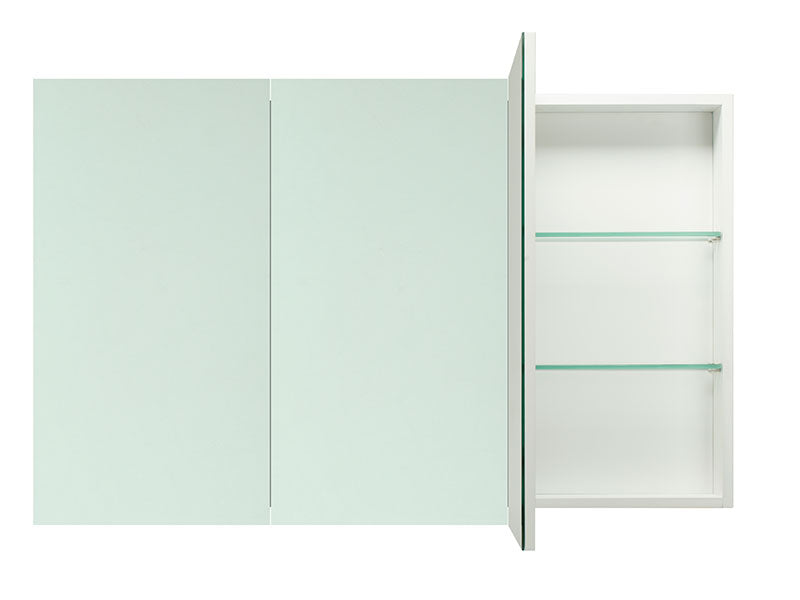 Kzoao 1200mm white mirror cabinet-Mirror-Contemporary Tapware