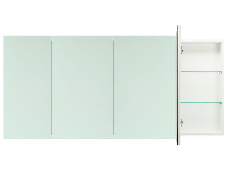 Kzoao 1600mm white mirror cabinet-Mirror-Contemporary Tapware