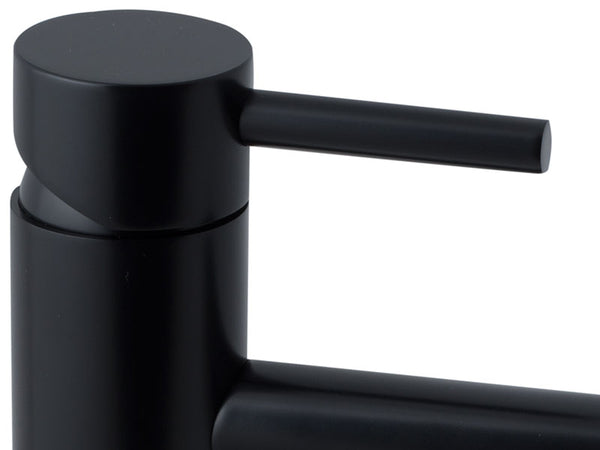 Carbon Tall Basin Mixer Black-Basin Mixer-Contemporary Tapware