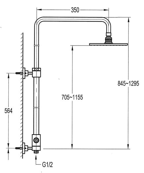 Elisa Shower Tower Renovation 1 Funct-Shower Tower-Contemporary Tapware