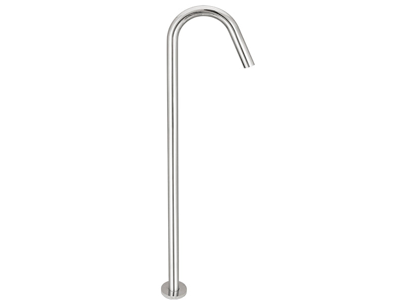 Loft Floor Mount Bath Spout Chrome-Bath Spout-Contemporary Tapware