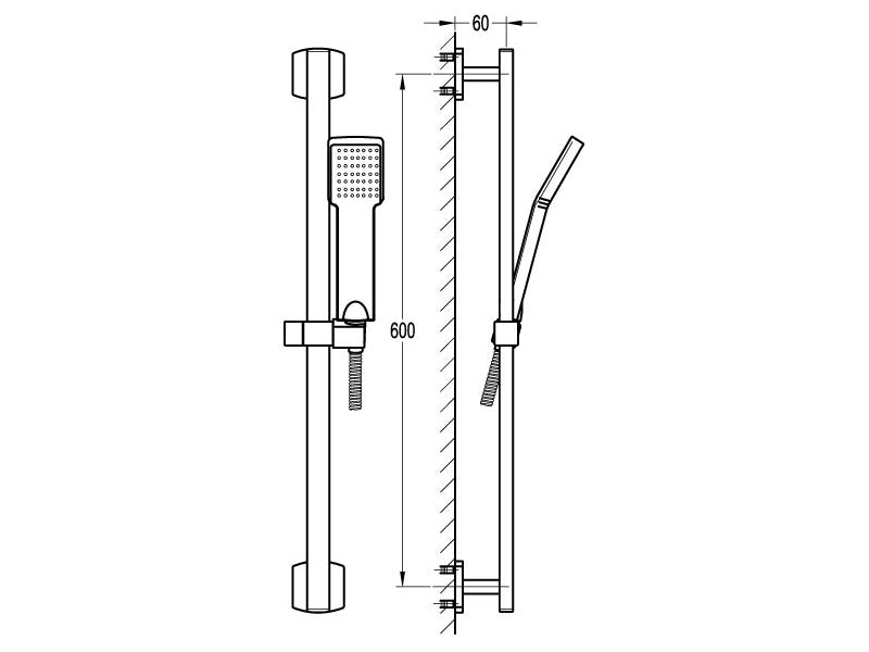 Smart Slide Shower 3 Function-Shower Tower-Contemporary Tapware