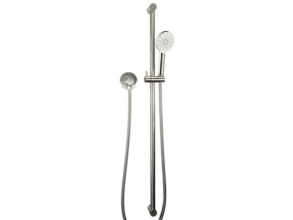 Urban Slide Shower 3 Function Handshower Brushed Stainless Steel-Shower Tower-Contemporary Tapware