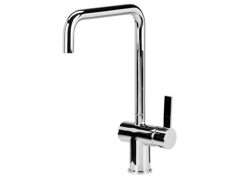 Urban Gooseneck Chrome Kitchen Mixer-Kitchen Mixer-Contemporary Tapware