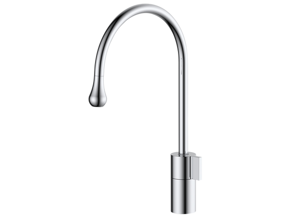 Orbit Gooseneck Chrome Kitchen Mixer-Kitchen Mixer-Contemporary Tapware