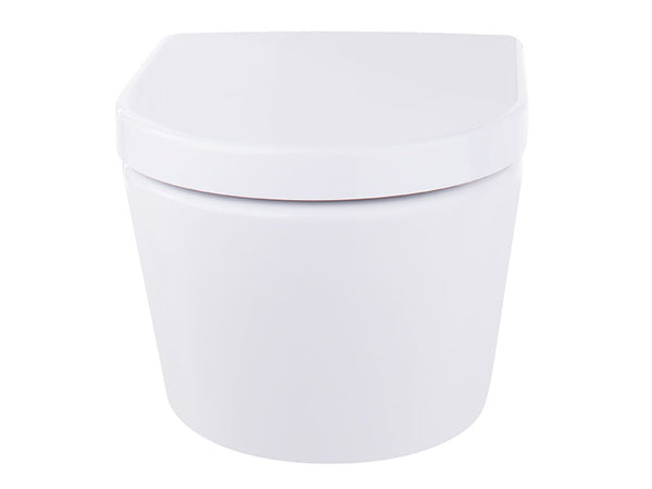 Vivo Verotti Wall Hung Pan Thick Seat Rimless-Toilet-Contemporary Tapware