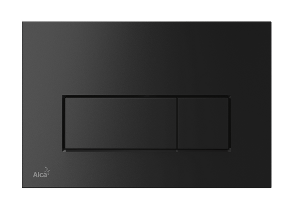 Alcaplast full frame cistern + black faceplate-Toilet Faceplate-Contemporary Tapware