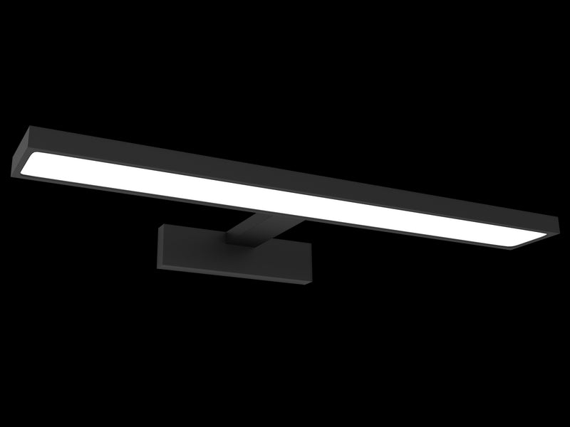 Stark LED 600mm EXT black mirror wall light-Light-Contemporary Tapware