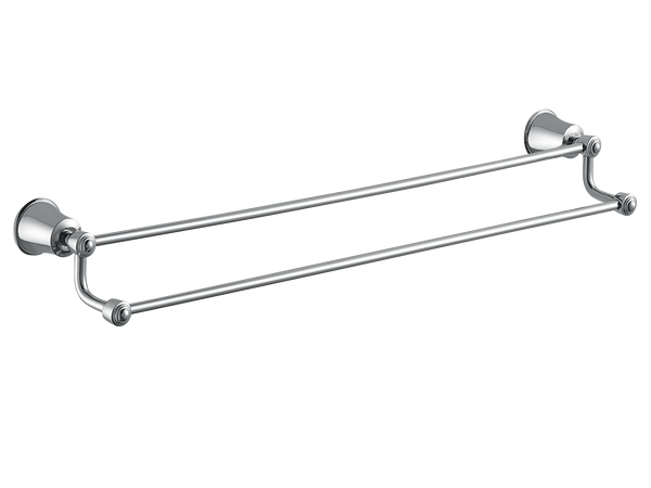 Liberty double towel rail CHROME-Contemporary Tapware