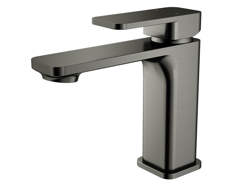 Flint Standard Basin Mixer Gun Metal-Basin Mixer-Contemporary Tapware