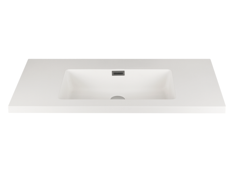 Kzoao 900mm Honed White Lexus top-Basin-Contemporary Tapware