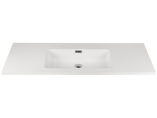 Kzoao 1200mm Honed White Lexus top-Basin-Contemporary Tapware