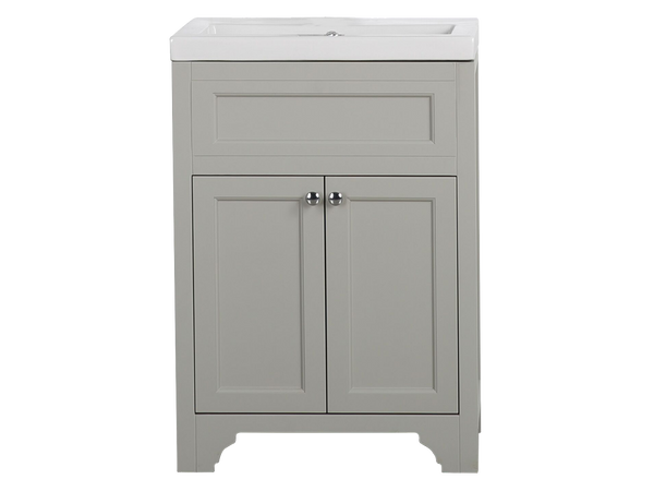 Kzoao 600mm grey England freestanding vanity-Vanity-Contemporary Tapware