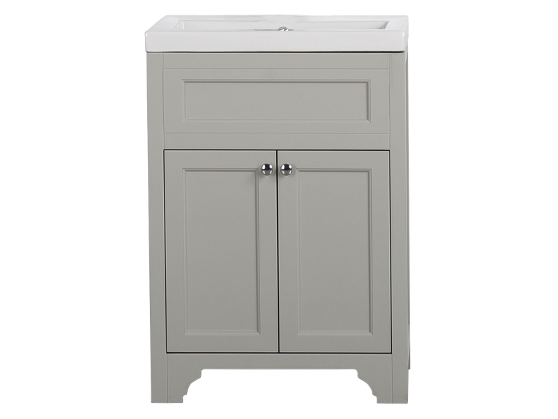 Kzoao 600mm grey England freestanding vanity-Vanity-Contemporary Tapware