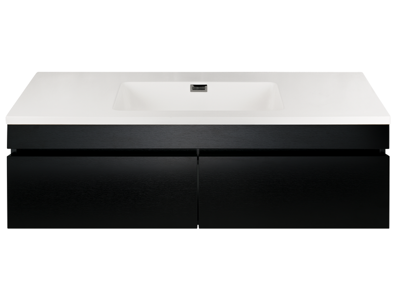 Kzoao 1200mm black vanity-Basin-Contemporary Tapware