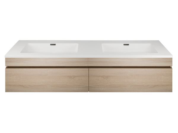 Kzoao 1600mm beech vanity-Vanity-Contemporary Tapware