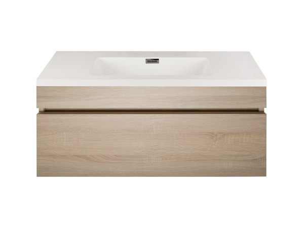 Kzoao 900mm beech vanity-Vanity-Contemporary Tapware