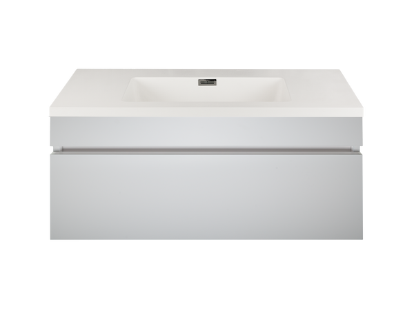 Kzoao 900mm white vanity-Vanity-Contemporary Tapware