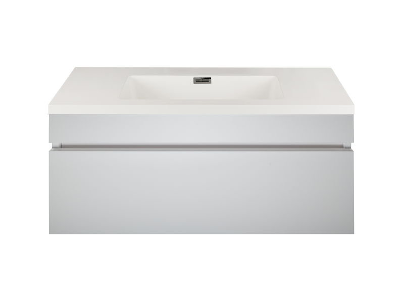 Kzoao 900mm white vanity-Vanity-Contemporary Tapware