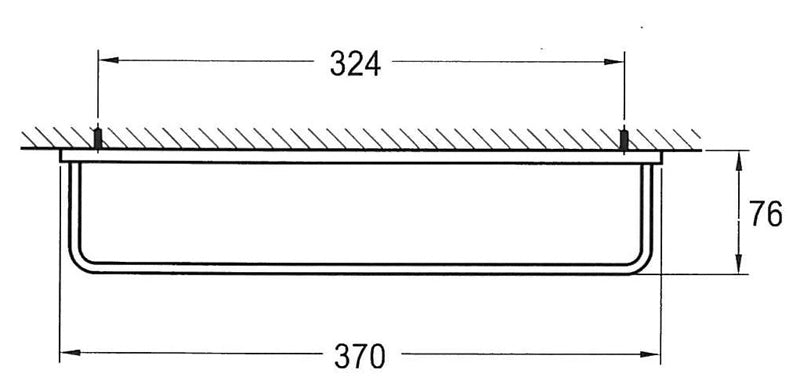 Cubic Short Towel Rail-Towel Rail-Contemporary Tapware