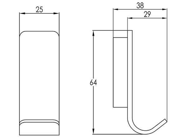 Urban Robe Hook-Contemporary Tapware