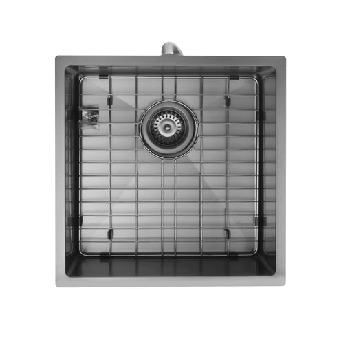 Aspen PVD 400mm Single Kitchen Sink - Gun Metal