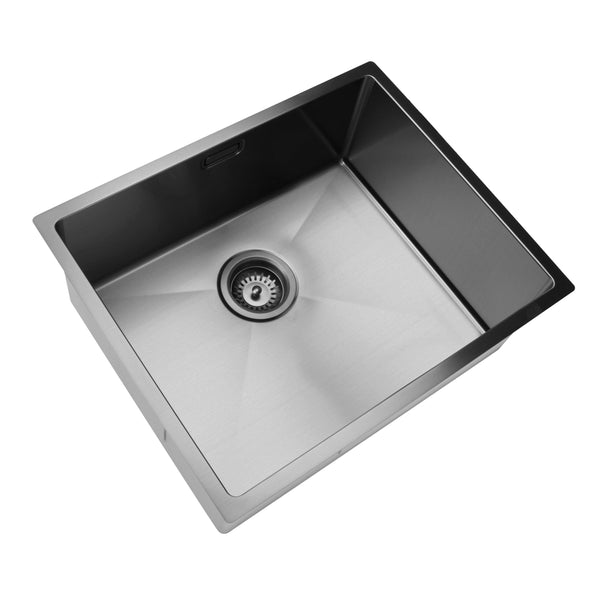 Aspen PVD 500mm Single Kitchen Sink - Gun Metal